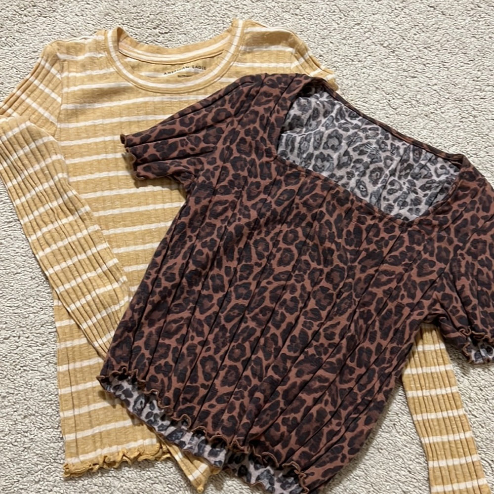 Two American eagle tops!!